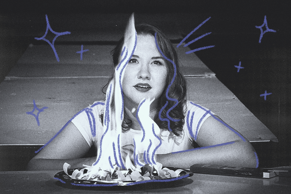 Лысая певица